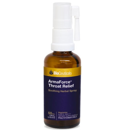 Bioceuticals Armaforce Throat Relief Spray 50ml