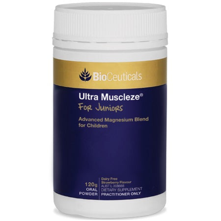ULTRA MUSCLEZE FOR JUNIORS STRAWBERRY 120g *DISC* MAGNESIUM