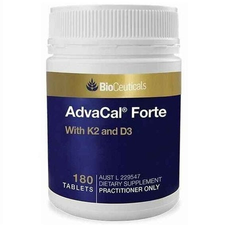 Bioceuticals Advacal Forte With K2 & D3 180Tabs Calcium (Ca)