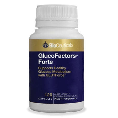 Bioceuticals Glucofactors Forte 120Caps Gymnema (Gymnema sylvestre)