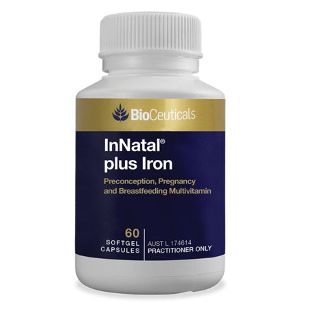 Bioceuticals Innatal Plus Iron 60Scaps Complex