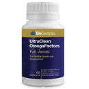 Bioceuticals Ultraclean Omegafactors For Juniors 60Caps Fish Oils