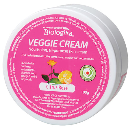 Biologika Organic Citrus Rose Veggie Cream 100g