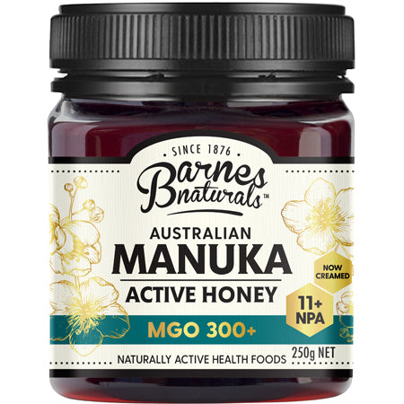 Barnes Naturals Australian Manuka Active Honey Mgo 300+ Npa 11+ 250g