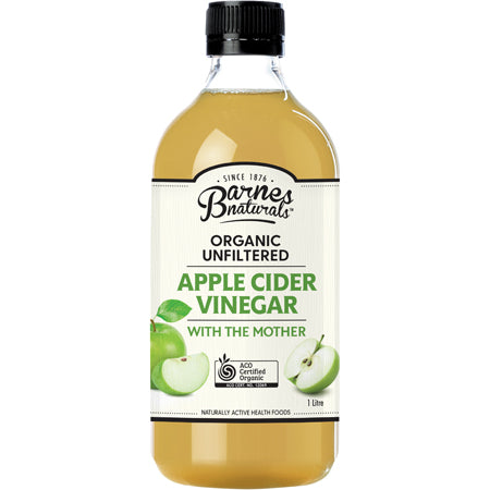 Barnes Naturals Organic Unfiltered Apple Cider Vinegar 1L