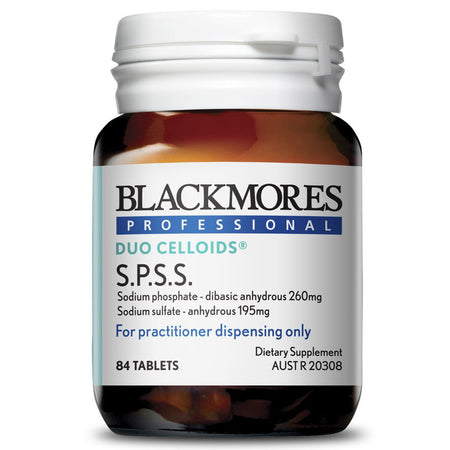 Blackmores Professional SPSS Sodium Phosphate Sodium Sulfate 84Tabs