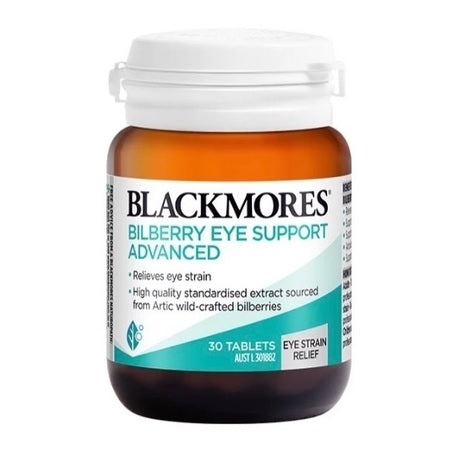 Blackmores Bilberry Eye Strain 30Tabs Bilberry (Vaccinum Myrtillus)
