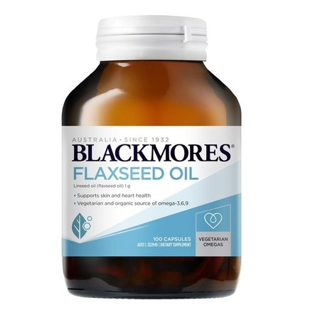Blackmores Flaxseed Oil 1000Mg 100Caps Flaxseed Oil (Linseed Oil)