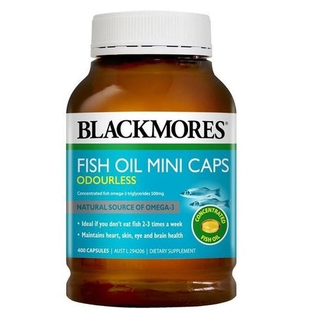 Blackmores Odourless Fish Oil Mini 200Caps | BLACKMORES