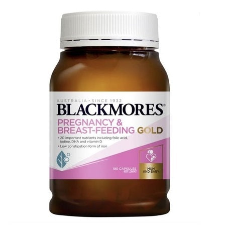 Blackmores Pregnancy & Breast Feeding Gold 180Caps Complex