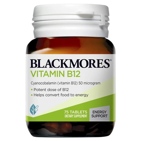 Blackmores Vitamin B12 100Mcg 75Tabs