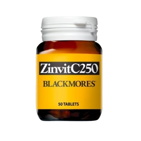 Blackmores Zinvit C 250Mg 50Caps Zinc (Zn) | BLACKMORES