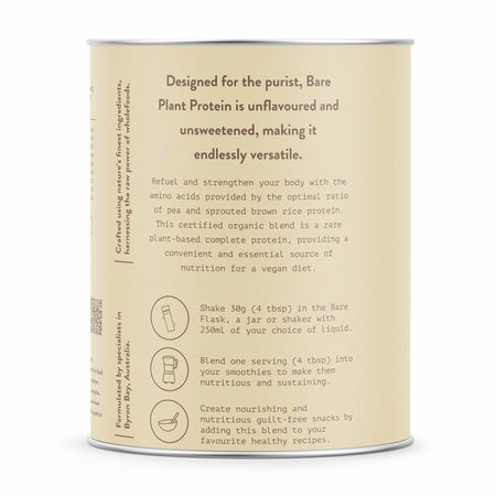 Bare Blends Bare Plant Protein 500g