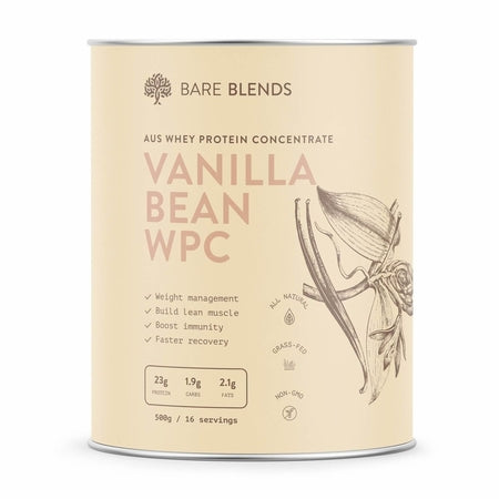 Bare Blends Vanilla Bean Wpc 500g