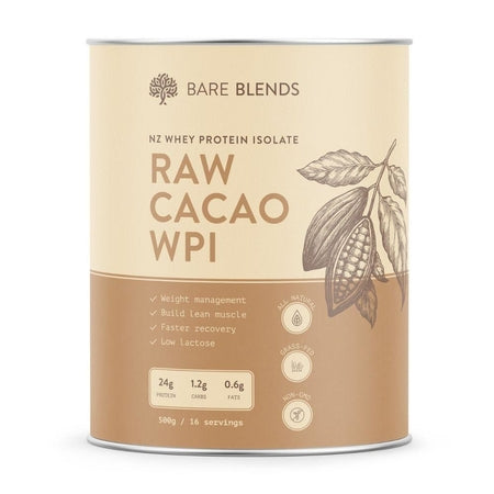 Bare Blends Raw Cacao Wpi 500g