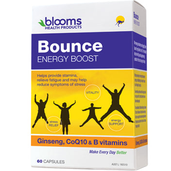Blooms Bounce Energy Boost 60Caps Complex | BLOOMS