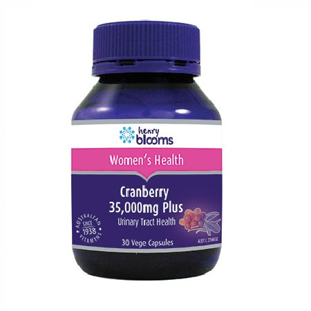 cranberry 35000mg +vitamin c & silica 30caps cranberry | BLOOMS