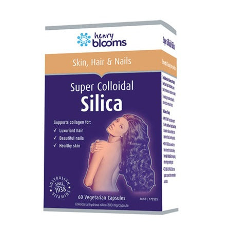 super colloidal silica 300mg 60vcaps silicon (si) | BLOOMS