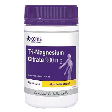 TRI-MAGNESIUM CITRATE 150Vcaps Magnesium (Mg) | BLOOMS