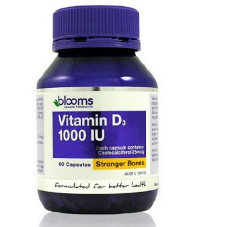 Blooms Vitamin D3 1000IU 60Caps Vitamin D3 | BLOOMS