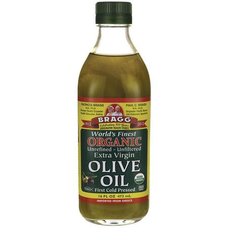 Bragg Organic Cold Pressed Olive Oil 473ml (Bx12) | BRAGG