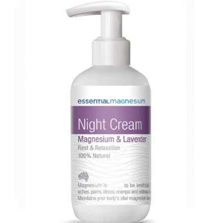 Essential Magnesium Magnesium Night Cream 250ml | ESSENTIAL MAGNESIUM