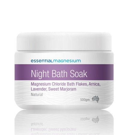 magnesium night bath  soak 500g | ESSENTIAL MAGNESIUM