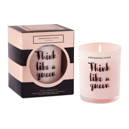 Empowering Chicks Fresh Summer Pear Soy Candle 180g