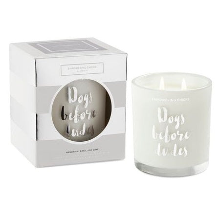 Empowering Chicks Mandarin, Basil And Lime Soy Candle 370g
