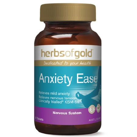 anxiety ease 60tabs complex | HERBS OF GOLD