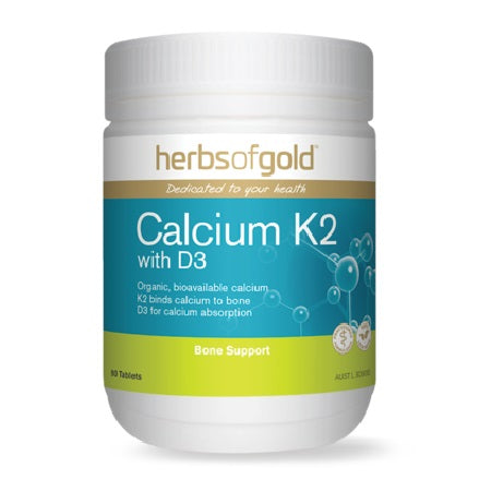 Herbs of Gold Calcium K2 With D3 90tabs | HERBS OF GOLD