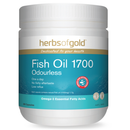 Herbs of Gold Fish Oil 1700 Odourless 200caps Fish Oils | HERBS OF GOLD