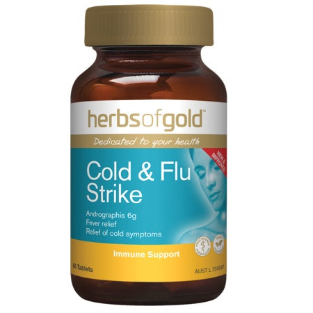 COLD & FLU STRIKE 60Tabs complex | HERBS OF GOLD