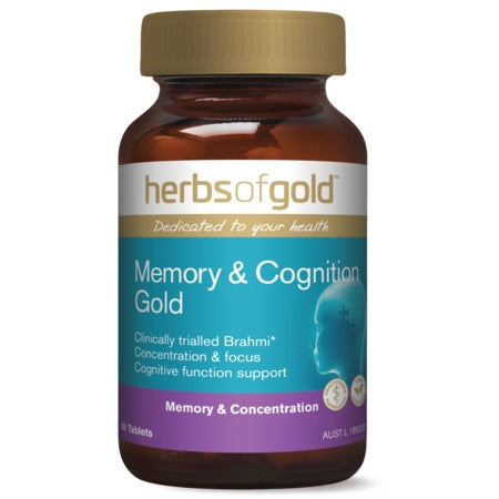 MEMORY & COGNITION GOLD 60Tabs complex | HERBS OF GOLD