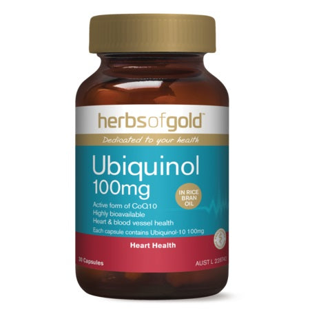 Herbs of Gold Ubiquinol 100mg 60caps | HERBS OF GOLD