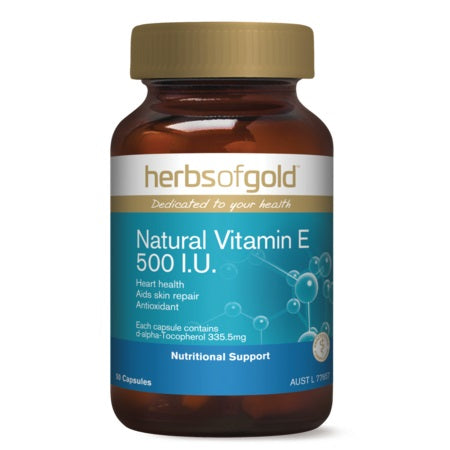 Herbs of Gold Natural Vitamin e 500IU 50caps Vitamin E | HERBS OF GOLD