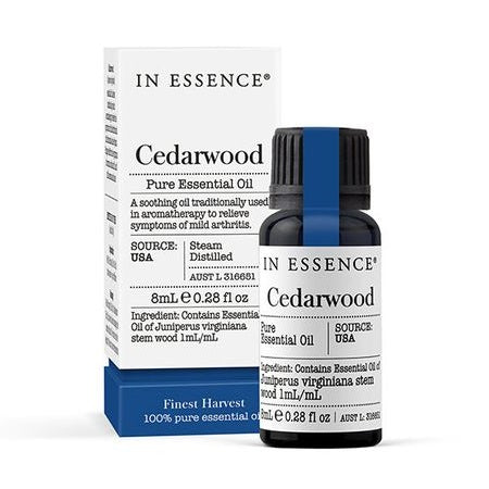 In Essence Cedarwood Pure Essential Oil 8ml