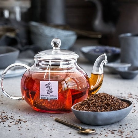 Infuse Tea Organic Rooibos Loose Leaf Tea 100g | INFUSE TEA COMPANY