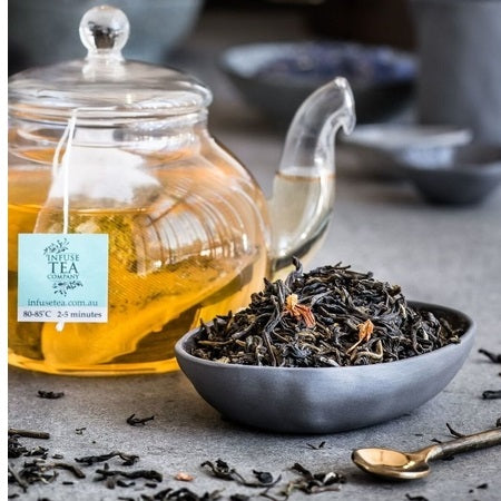 jasmine loose leaf tea 100g | INFUSE TEA COMPANY