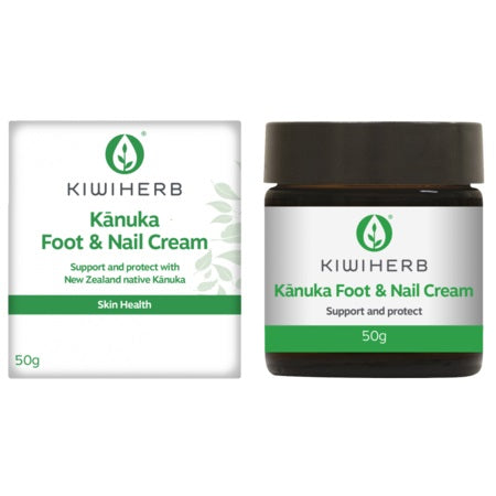 Kiwiherb Kānuka Foot & Nail Cream 50g