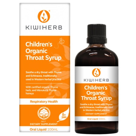 Kiwiherb Children's Throat Syrup 200ml Echinacea