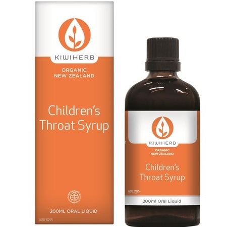Kiwiherb Childrens Throat Syrup 200ml Echinacea | KIWIHERB