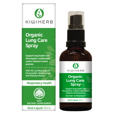Kiwiherb Organic Lung Care Spray 50ml