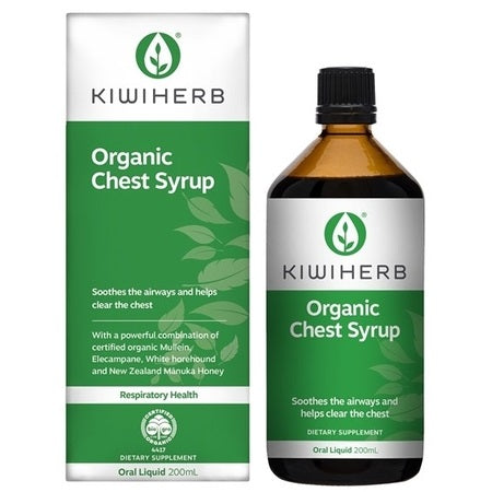Kiwiherb Herbal Organic Chest Syrup 100ml