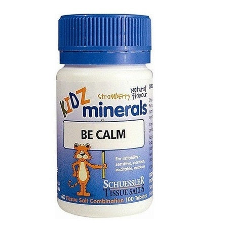 Schuessler Tissue Salts Kidz Minerals Be Calm 100Tabs | SCHUESSLER TISSUE SALTS