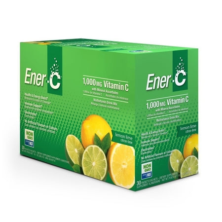 Ener-C Lemon Effervescent Multivitamin Drink 12Sch