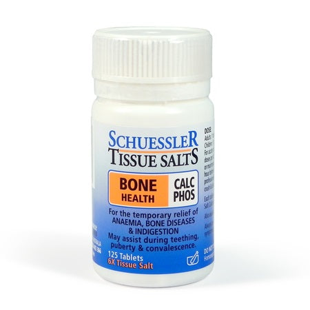 CALC PHOS 6x (BONE HEALTH) 125Tabs | SCHUESSLER TISSUE SALTS