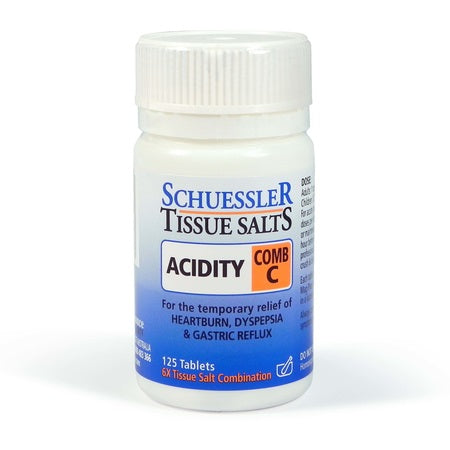 comb c (acidity) 125tabs | SCHUESSLER TISSUE SALTS
