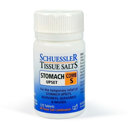 COMB S (STOMACH UPSET) 125Tabs | SCHUESSLER TISSUE SALTS