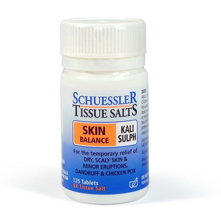 kali sulph 6x (skin balance) 125tabs | SCHUESSLER TISSUE SALTS